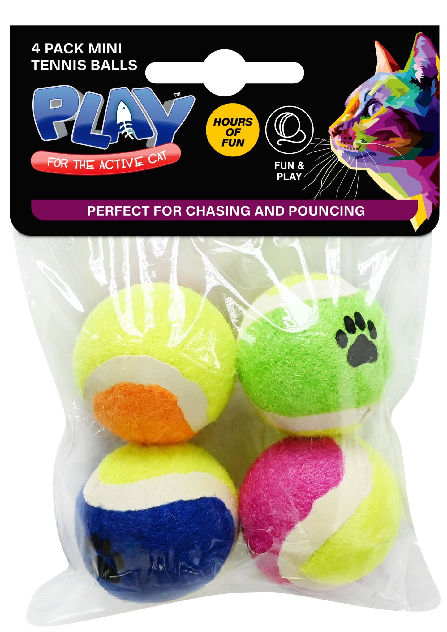 Pet Mini Tennis Balls