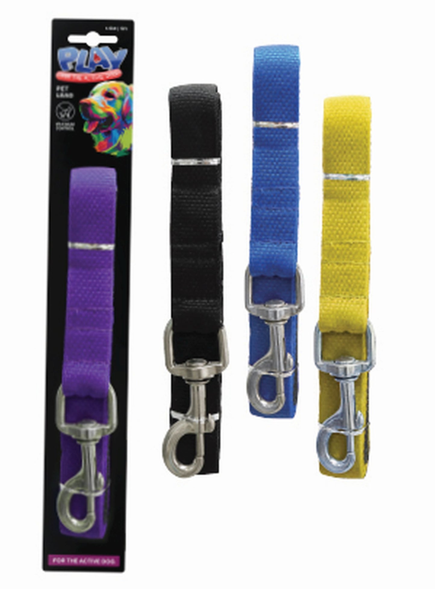 Dog Lead Soft Grip 1.5m 4 Assorted Colours