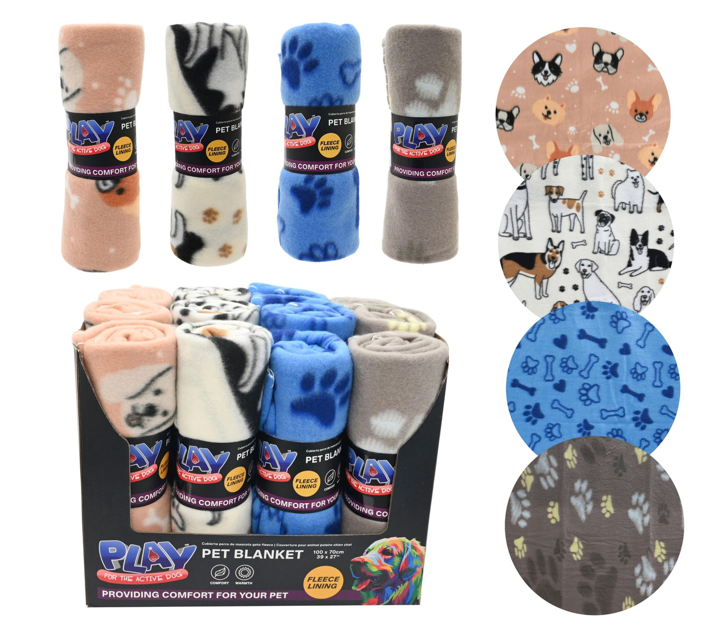 PET BLANKET POLAR FLC 70X100CM