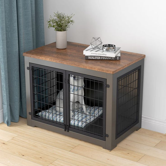 Side Cabinet Dog Crate – Modern Dog Furniture for Indoor Homes