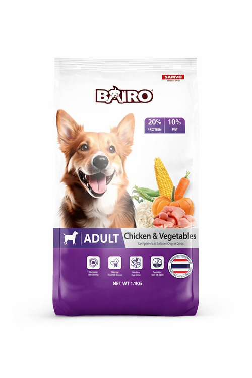 BAIRO ADULT - CHICKEN & VEGETABLE 1.1KG