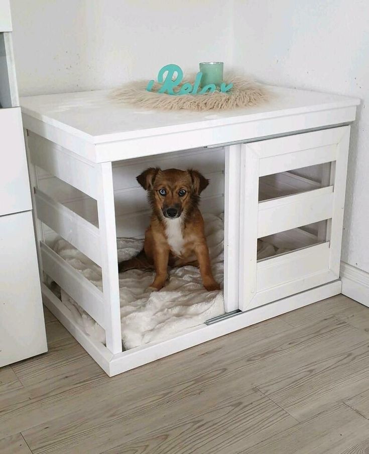 Dog Kennel End Table – Stylish Indoor Dog Crate Furniture