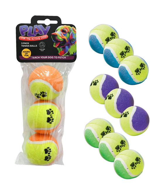 Pet Tennis Ball Paw Print