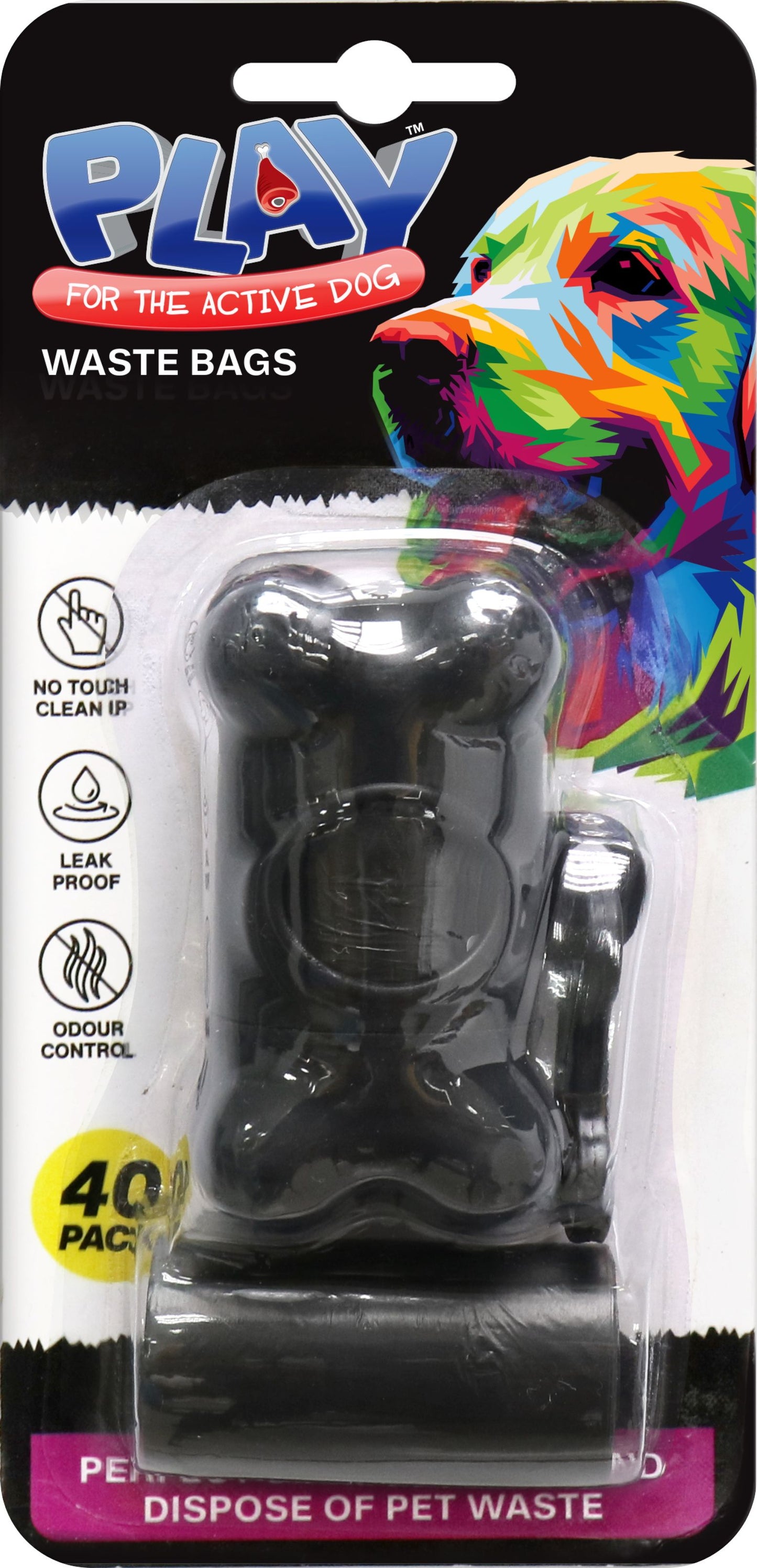 Pet Waste Bags with Dispenser 40-Pack