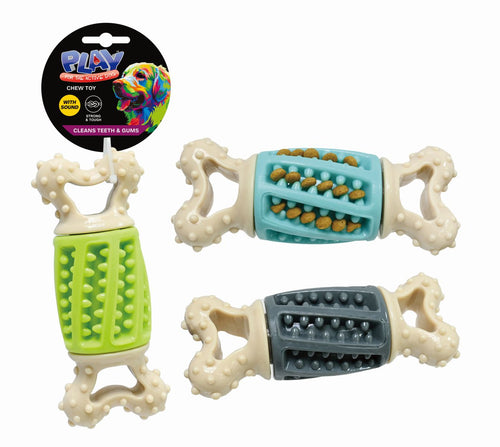 Dog Chew Toy 14x6x5cm - 3 Assorted Colors