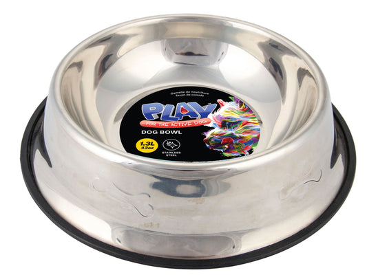 Pet Bowl Embossed Stainless Steel