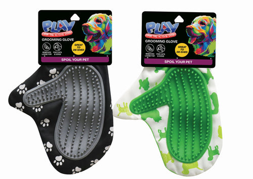 Pet Grooming Glove 2 Assorted Colours