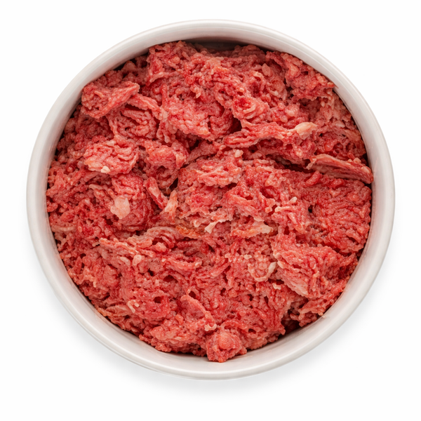 fresh raw minced beef dog food Kampala high protein