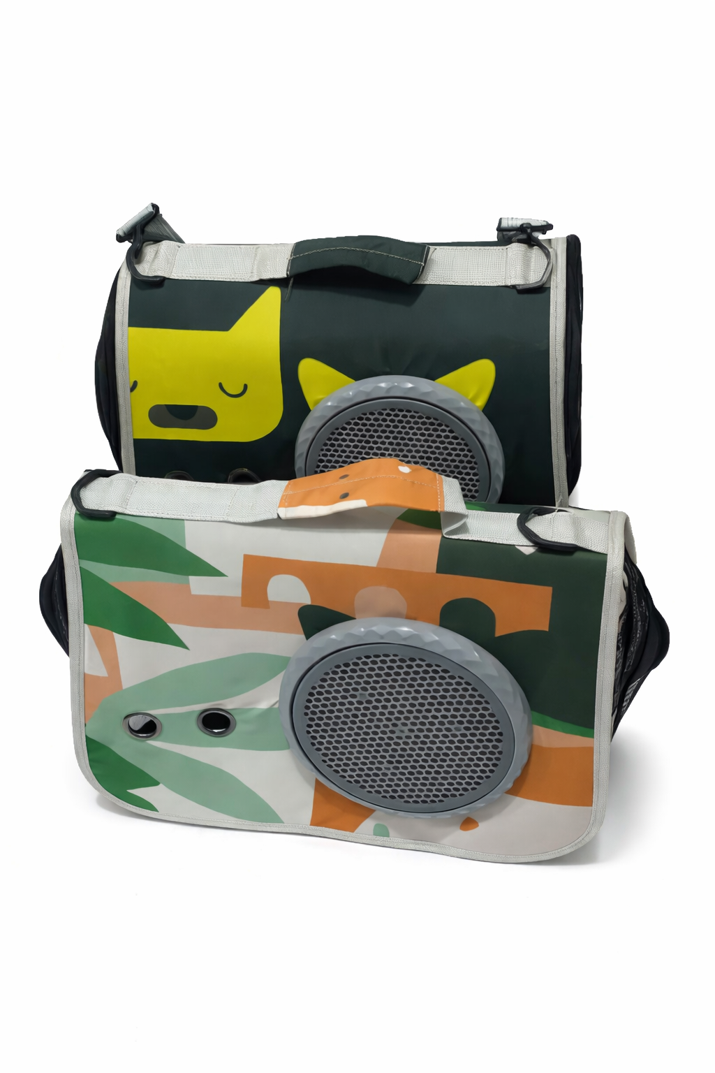 Portable Mesh Pet Carrier for Cats & Small Dogs