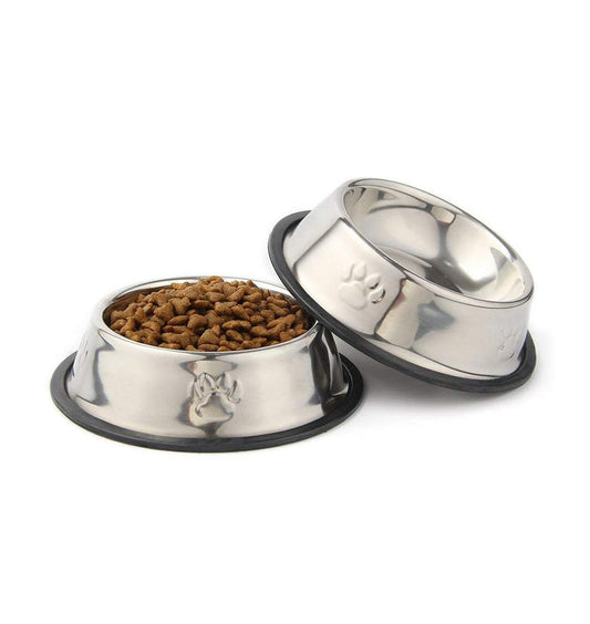 Qpey Stainless Steel Pet Food Bowl