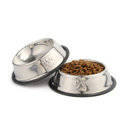 Qpey Stainless Steel Pet Food Bowl